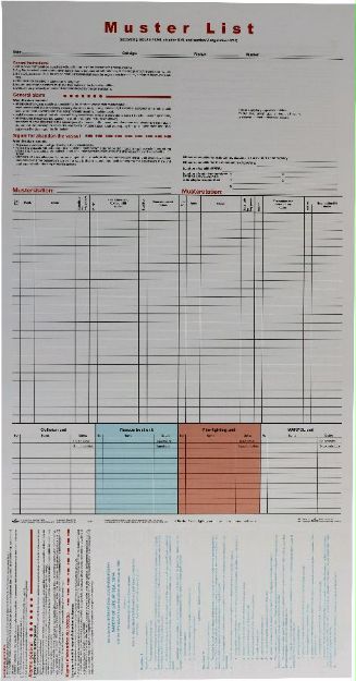 Musterlist - BRD/SOLAS